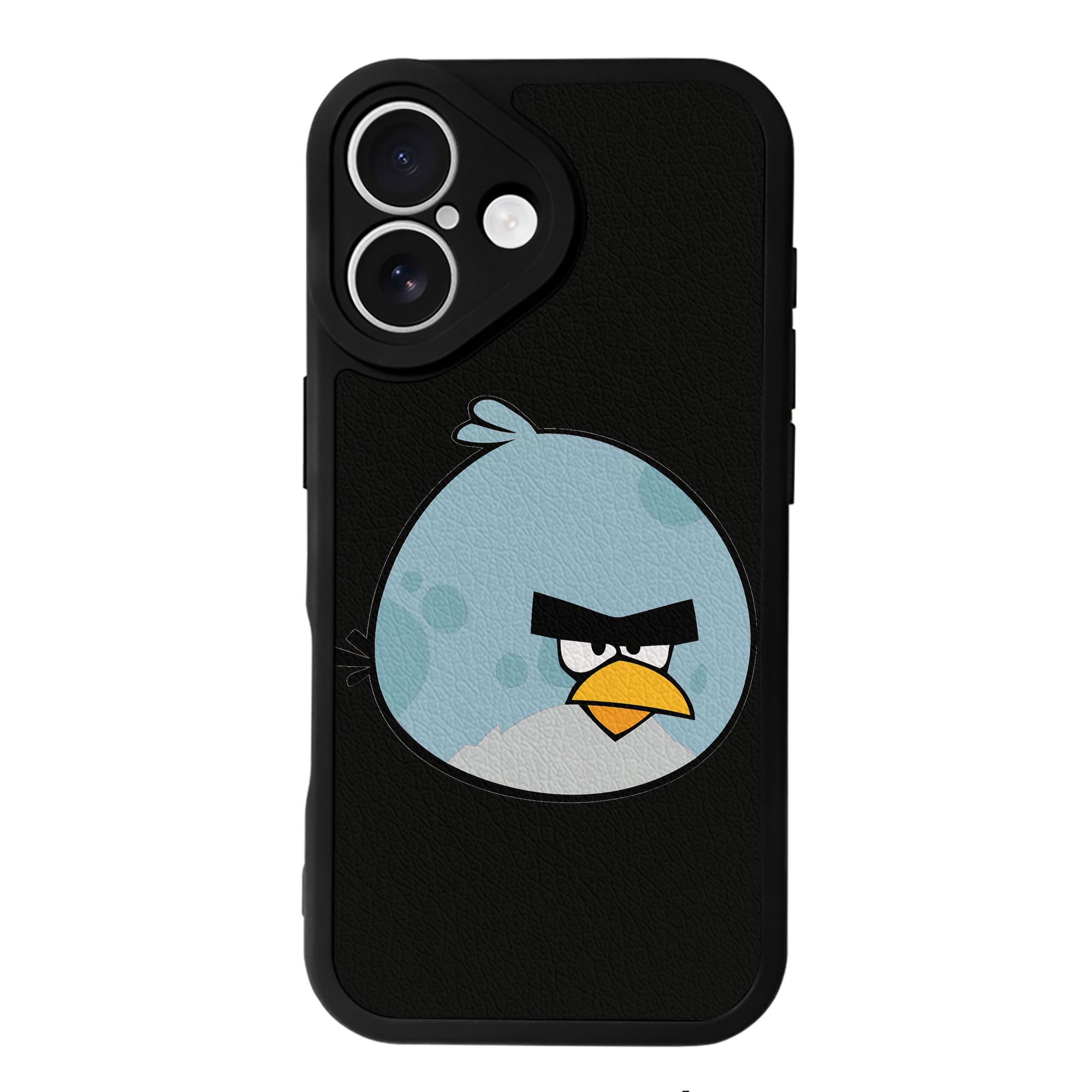 （画像用） Angry Birds アングリーバード 【iPhone 16シリーズ対応】シリコンスマホケース（レザー調） 材質：シリコン